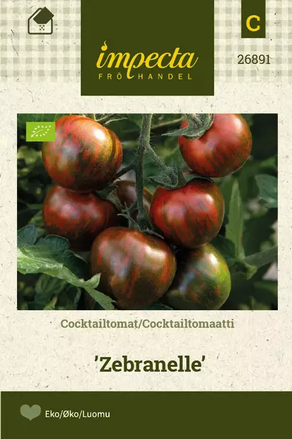 COCKTAILTOMAATTI ZEBRANELLE - Tomaatin siemenet - 7332756268919 - 1